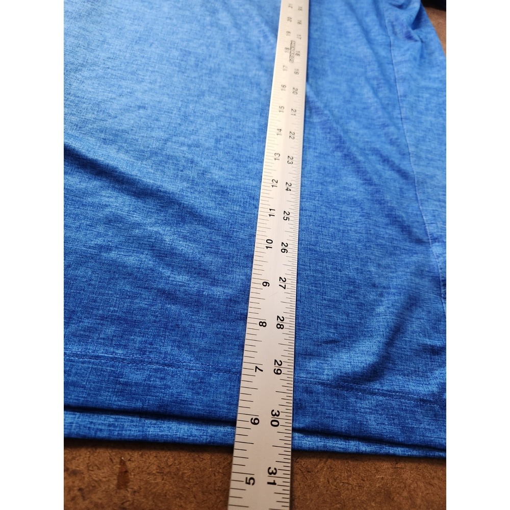 Nike Golf Polo Shirt Mens Large Blue Tour Performance‎ Moisture Wicking Stretch - Picture 12 of 13